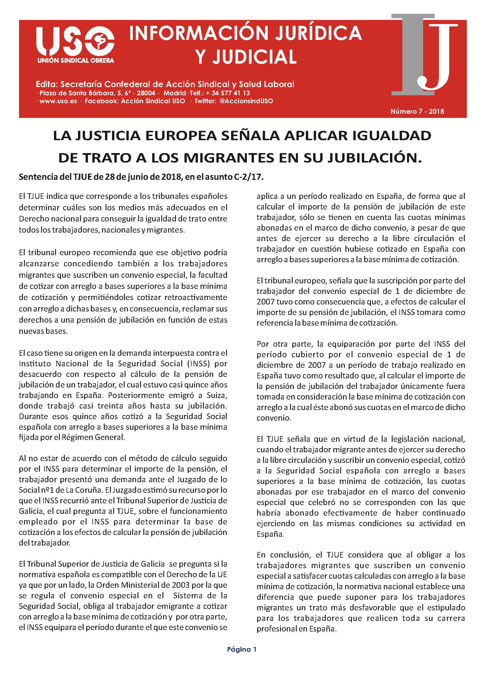 Información Jurídica y Judicial nº 7