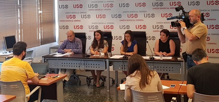 USO denuncia que las mujeres duplican a los hombres en remuneración por debajo del SMI