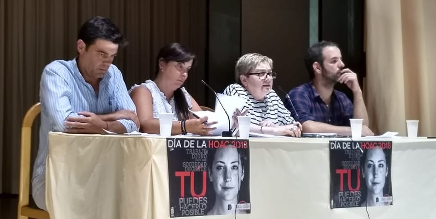 Joaquín Pérez defiende la acción sindical en los Cursos de Verano de la HOAC