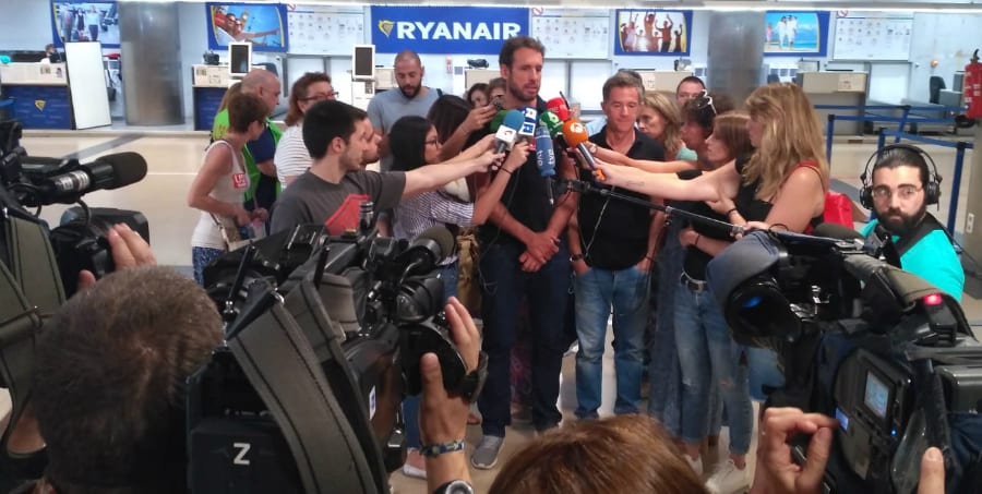 USO reclama la actuación del Gobierno para defender los derechos de los TCP de Ryanair