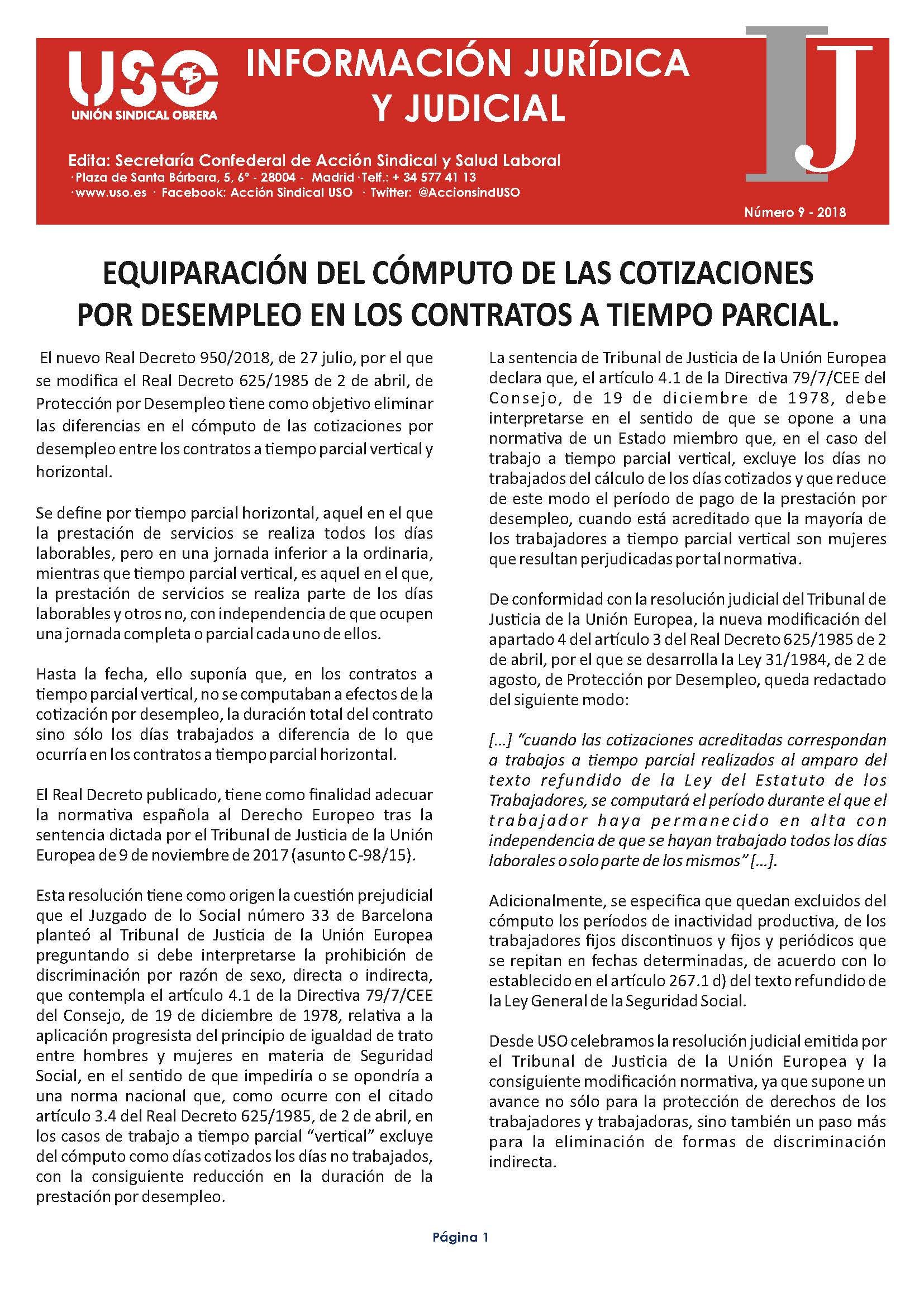 Información Jurídica y Judicial nº 9