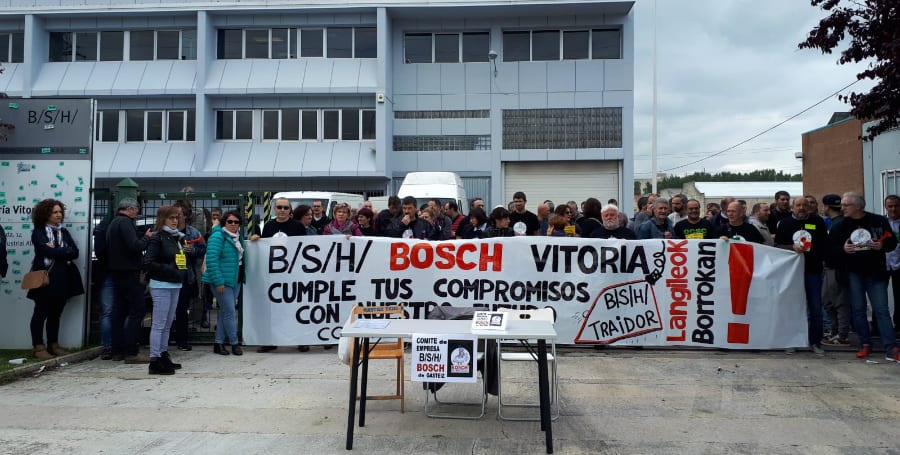 LSB-USO Euskadi exige garantía de empleo en la planta de BSH en Vitoria
