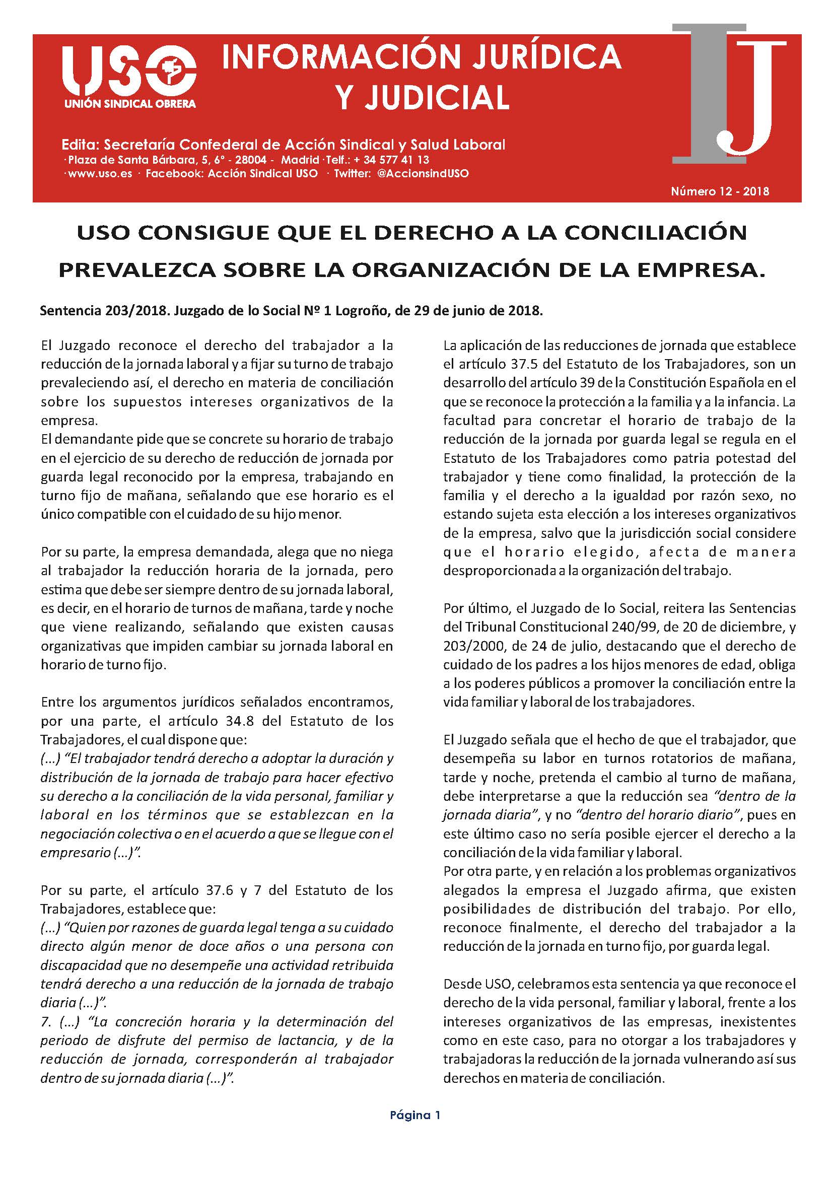 Información Jurídica y Judicial nº 12