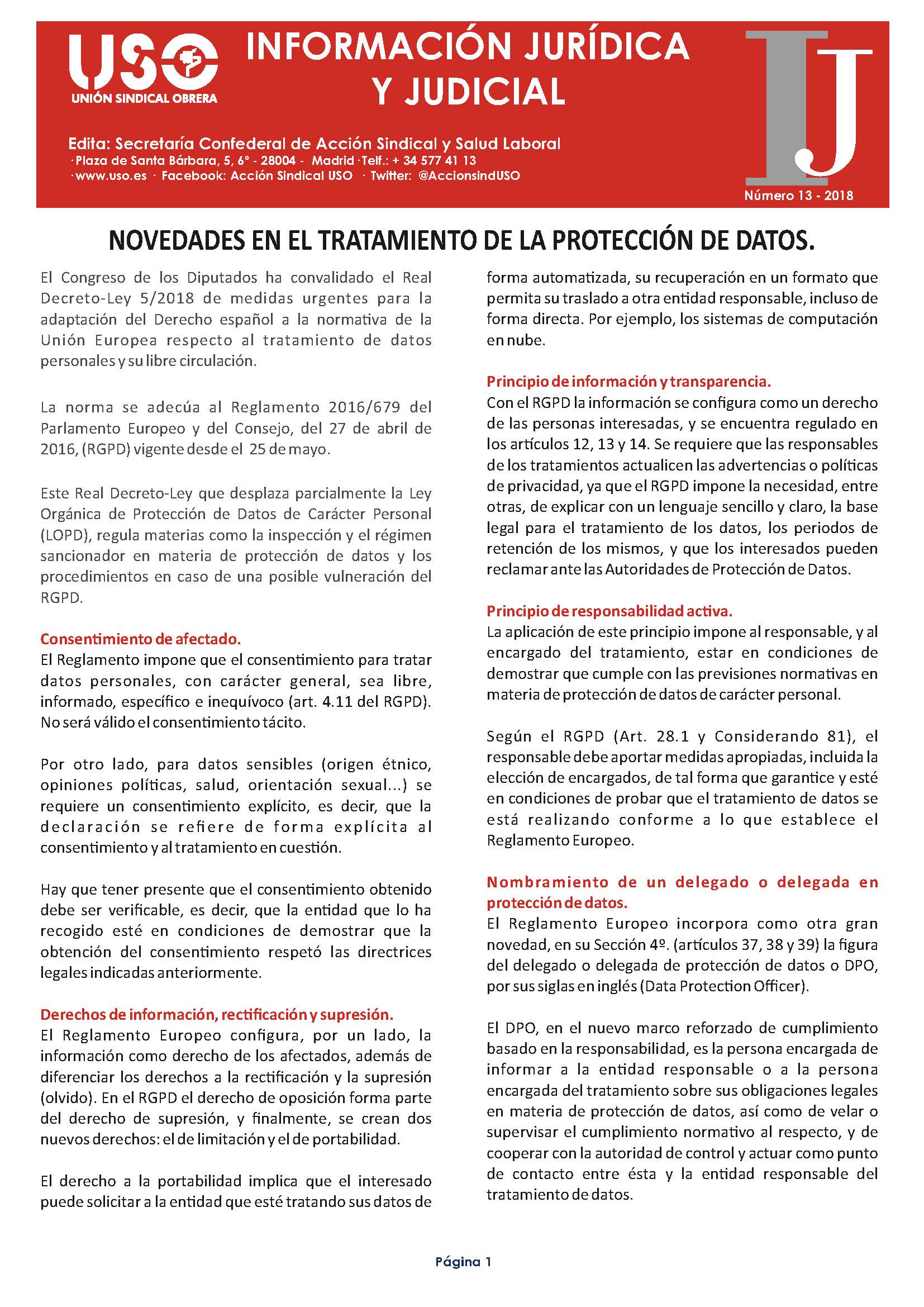 Información Jurídica y Judicial nº 13