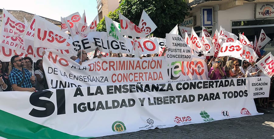 USO Extremadura apuesta por un cambio de actitud hacia la Concertada