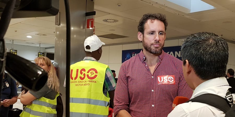 USO reprueba que Ryanair trate de vándalos a los huelguistas para tapar su propia incompetencia