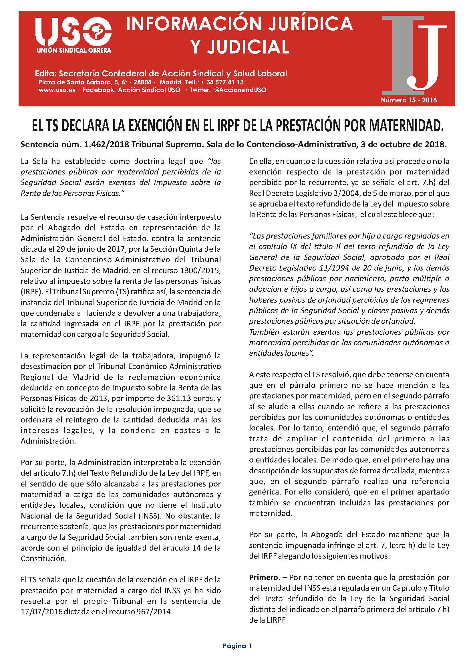 Información Jurídica y Judicial nº 15