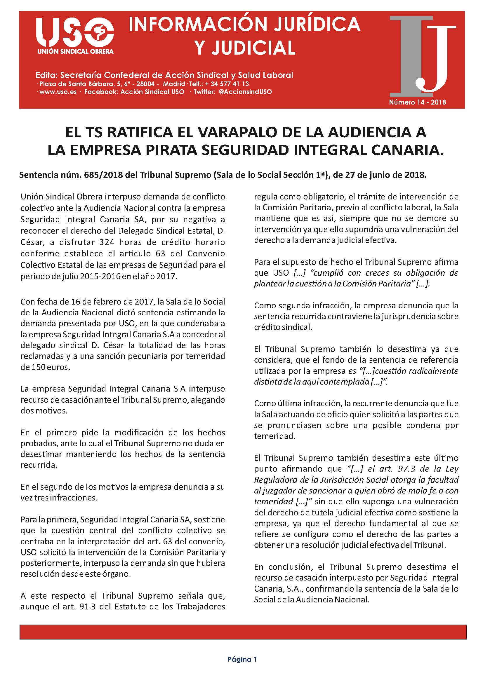 Información Jurídica y Judicial nº 14