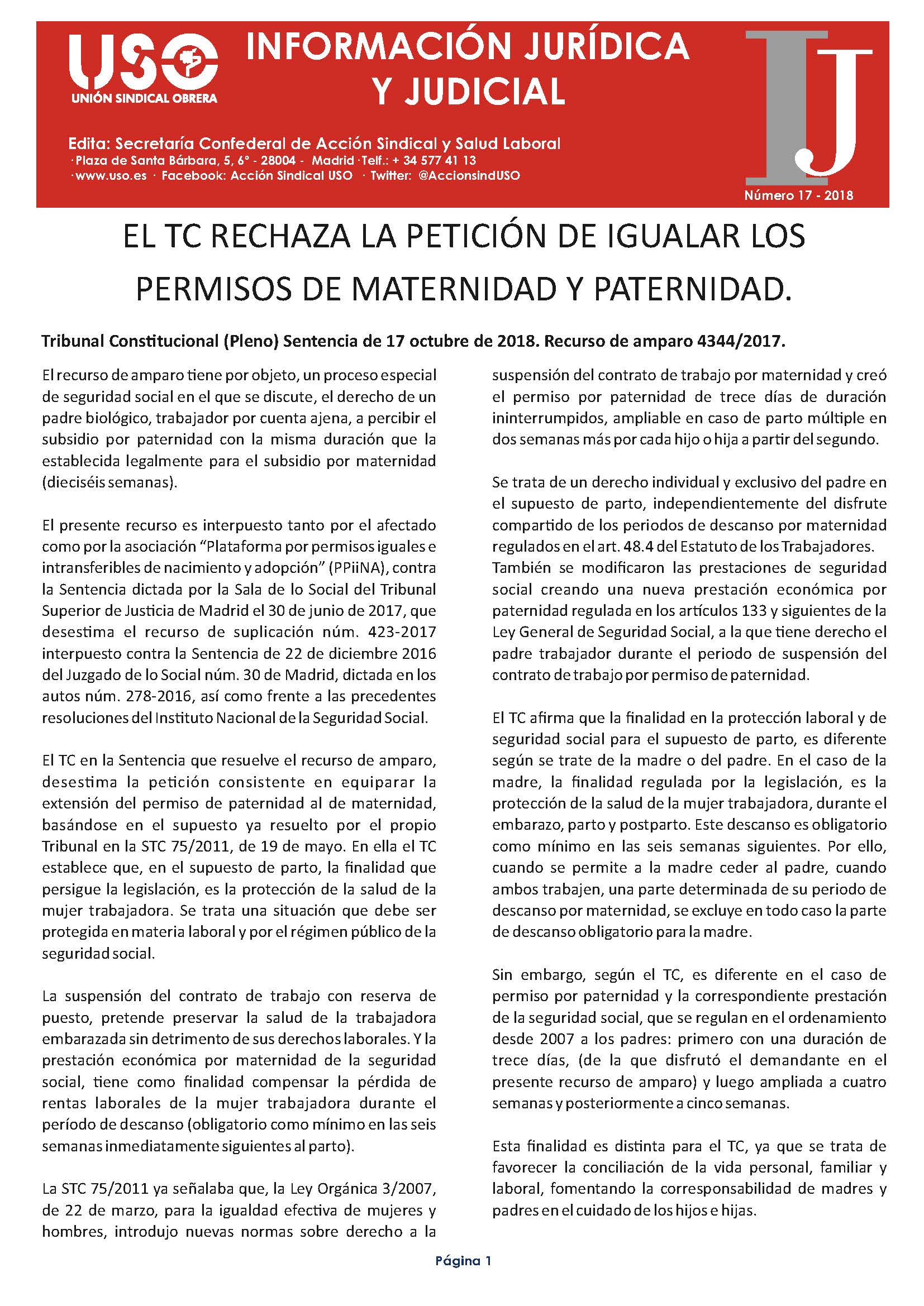 Información Jurídica y Judicial nº 17