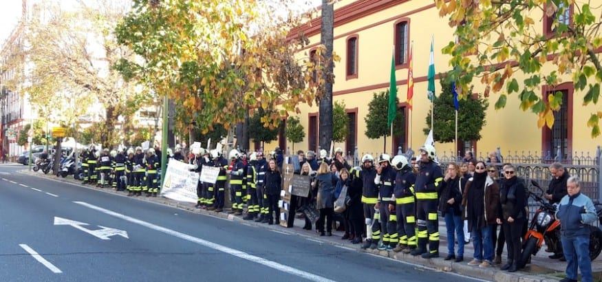 USO Sevilla denuncia falta de personal y material en el servicio de extinción y prevención de incendios