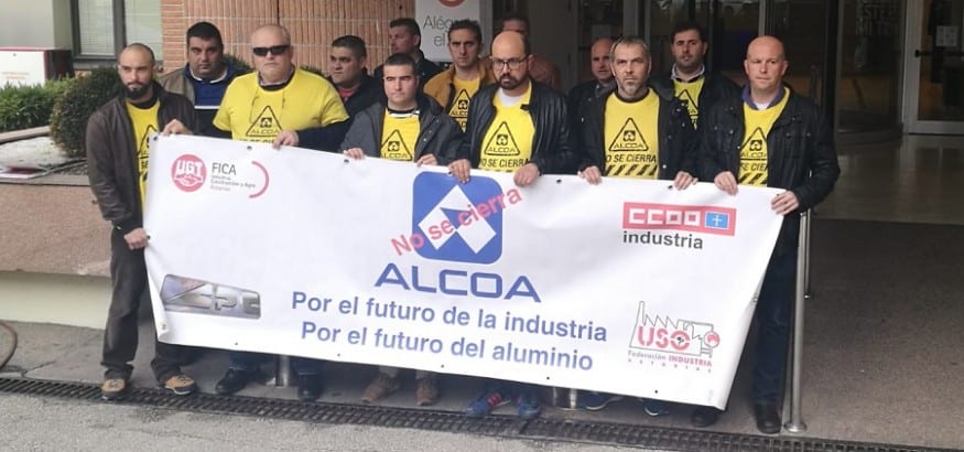 Los trabajadores de Alcoa se mantienen en exigir la retirada del ERE y ampliar la negociación