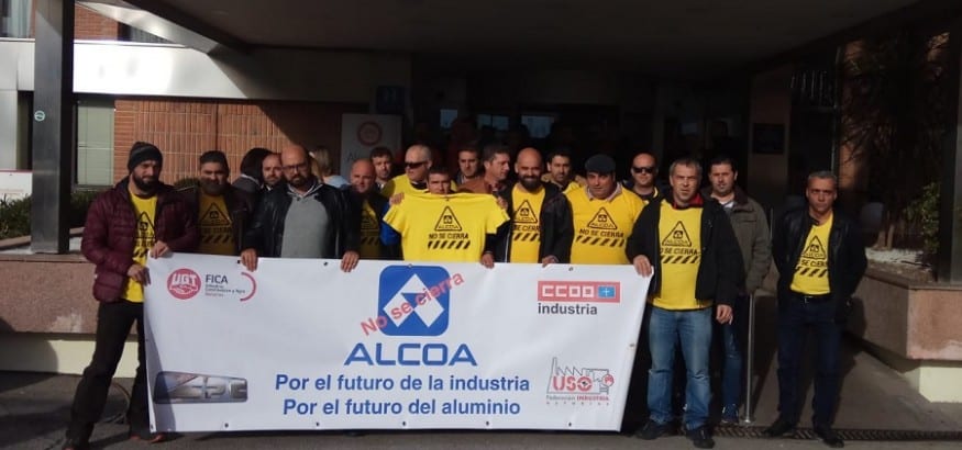 Constituida la Comisión Negociadora de Alcoa-Avilés y A Coruña, que se reunirá semanalmente