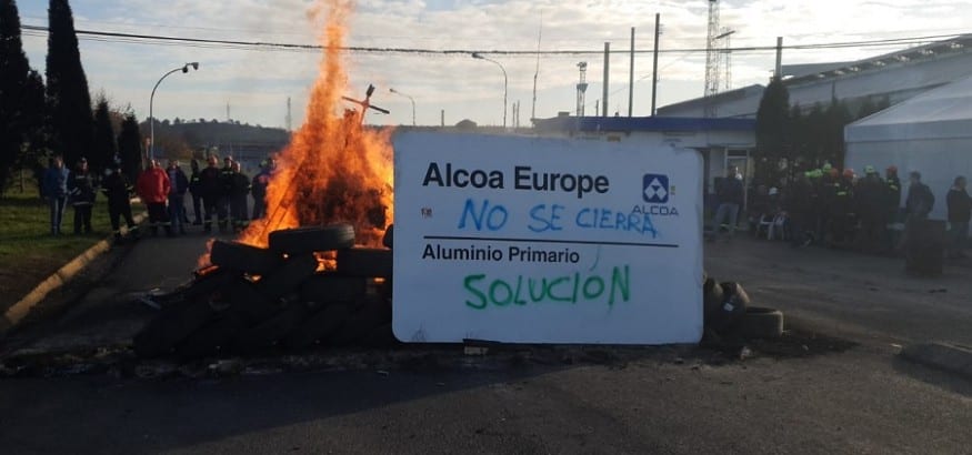 Alcoa acepta ampliar las negociaciones con los trabajadores hasta el 15 de enero