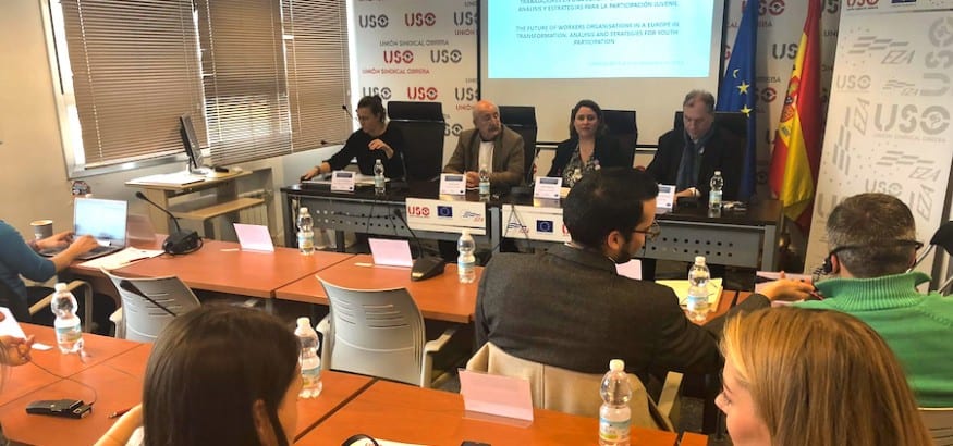 USO organiza el Seminario EZA sobre el futuro de los sindicatos y la participación juvenil