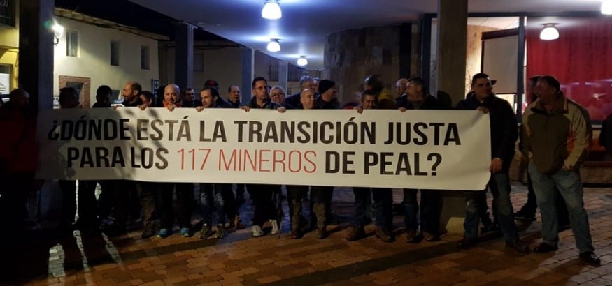 “Ni transición ni justa”, los compañeros de Peal elevan su queja a los ministerios implicados