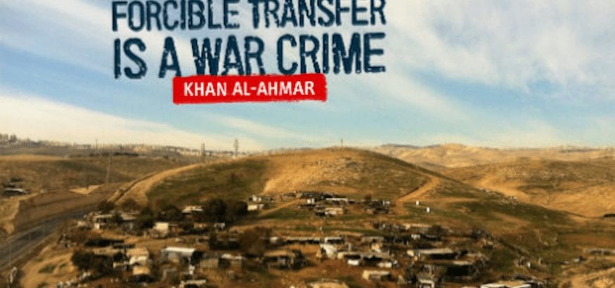 Apoyo a la supervivencia de la aldea palestina Khan al Ahmar