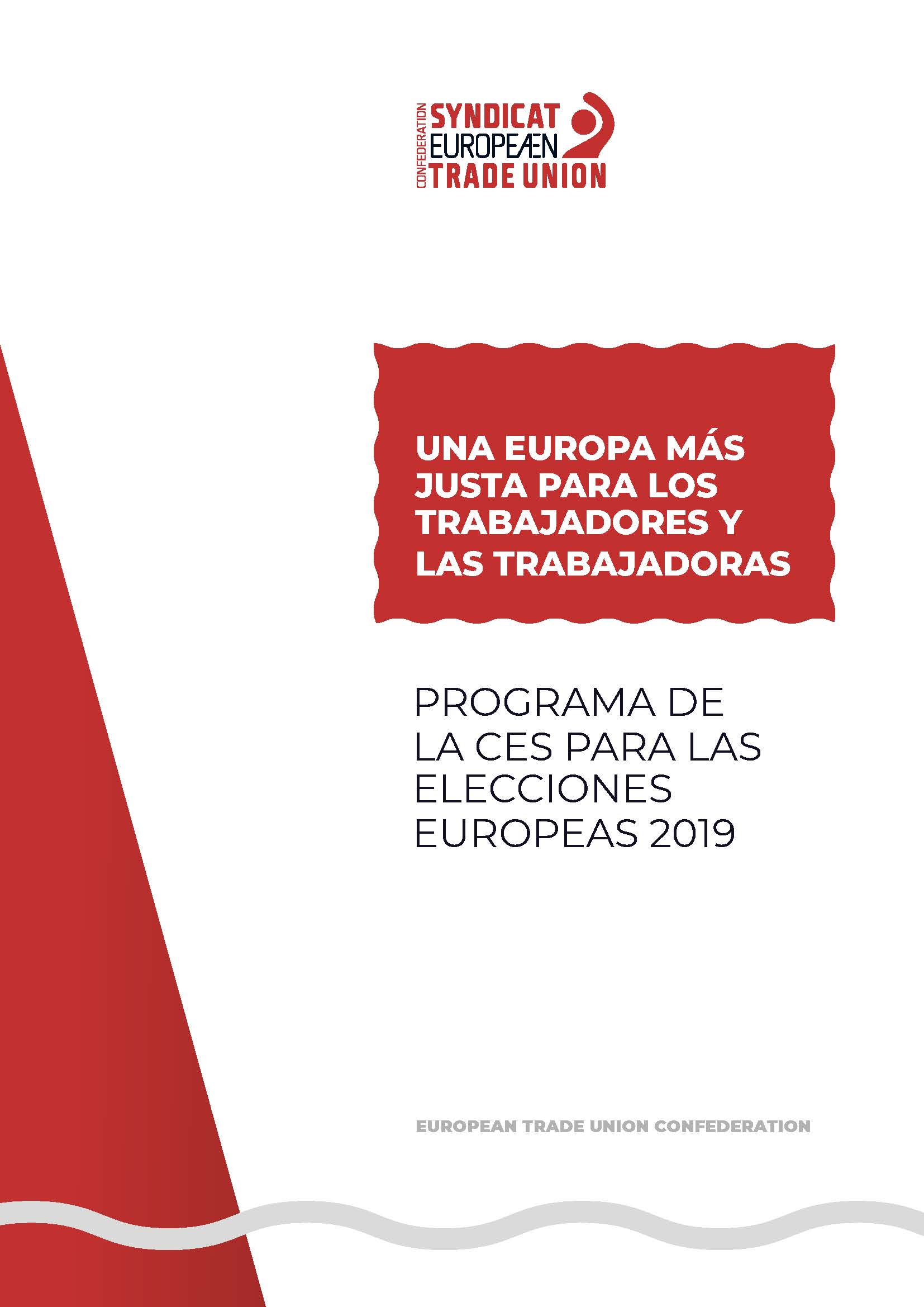 CES Una Europa más justa para los trabajadores y las trabajadoras