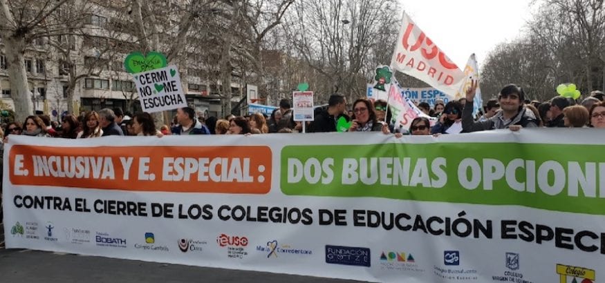 FEUSO reivindica el futuro de los centros de Educación Especial