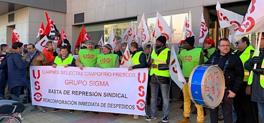 Campofrío rechaza readmitir a Alfonso Callejo, delegado de USO despedido por su labor sindical