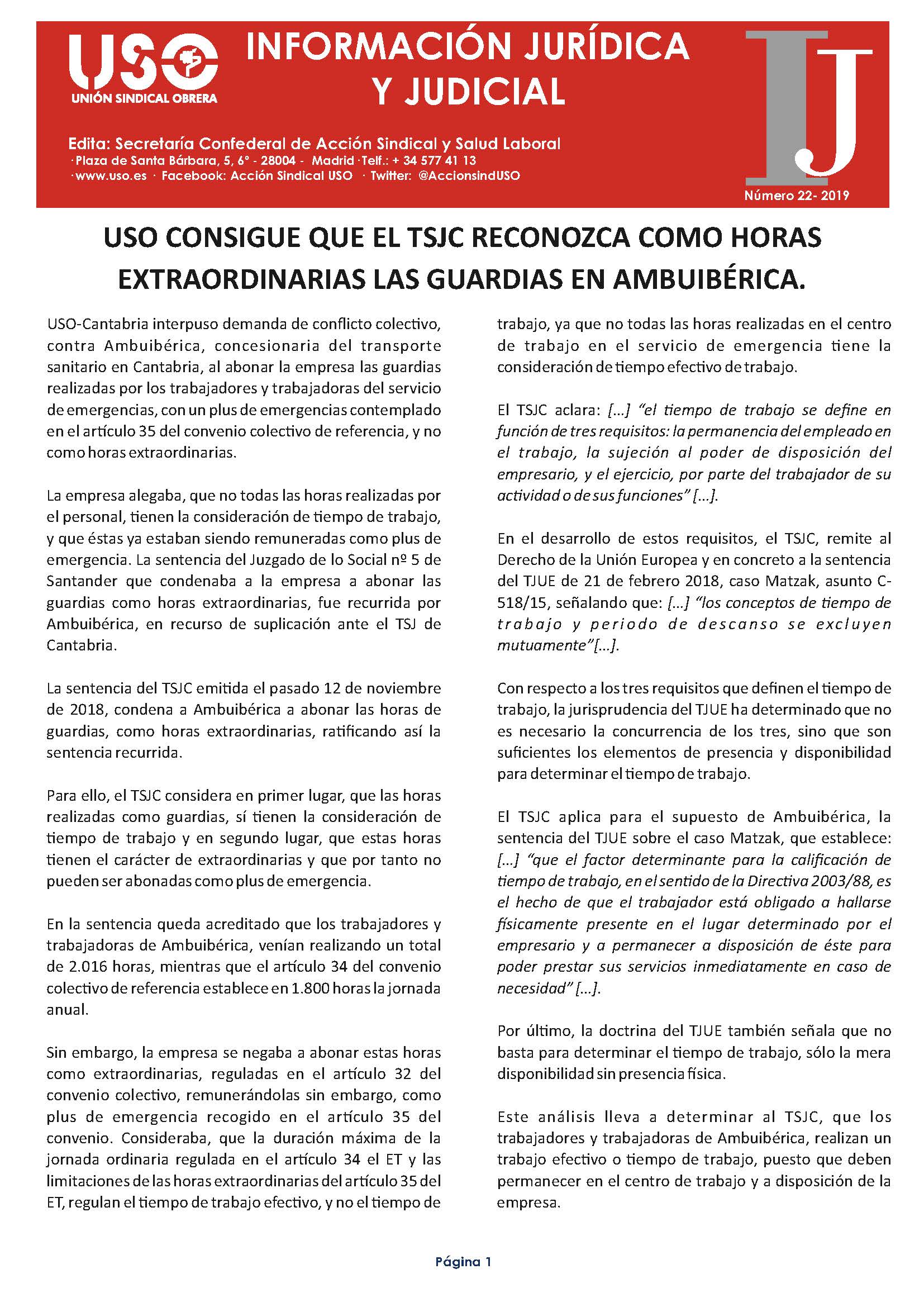 Información Jurídica y Judicial nº 22