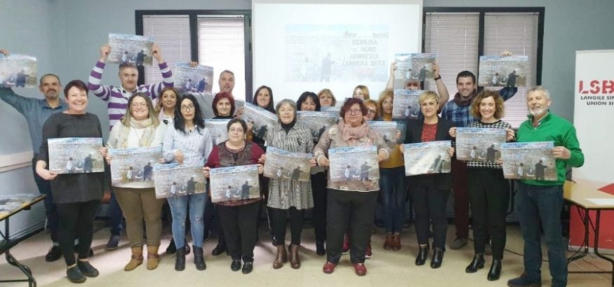 Sara García aborda la perspectiva de género en la Jornada Feminista de LSB-USO Euskadi