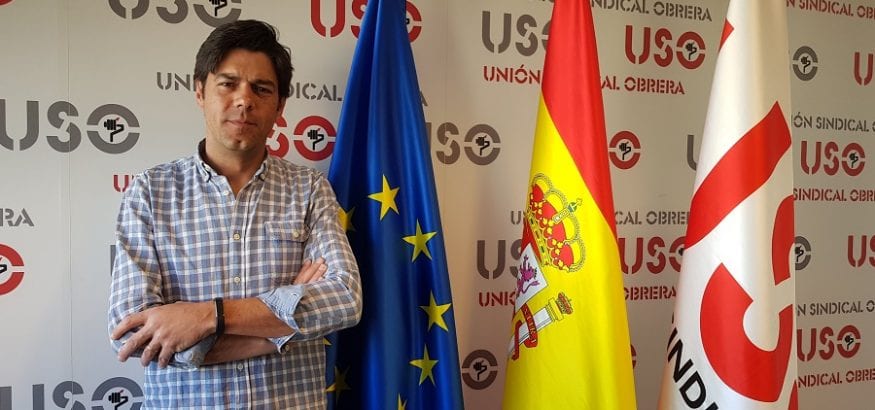 El secretario general de USO, Joaquín Pérez, pide una transición sindical tras las elecciones generales