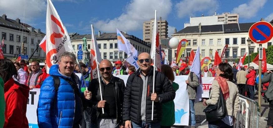 USO acude a Bruselas a la euromanifestación convocada por la CES