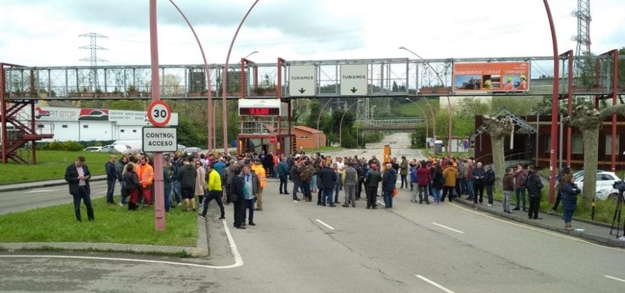 Seguimiento del 100% de la huelga en Arcelor por la recuperación de los salarios