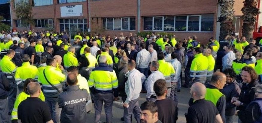 Los trabajadores de Nissan acordarán movilizaciones tras el anuncio del ERE