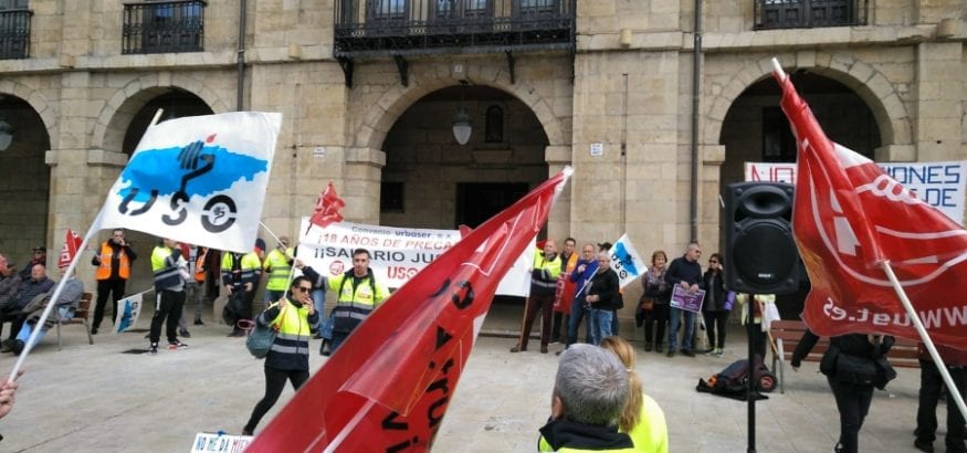 Los trabajadores de Urbaser Avilés logran un acuerdo que suspende la convocatoria de huelga