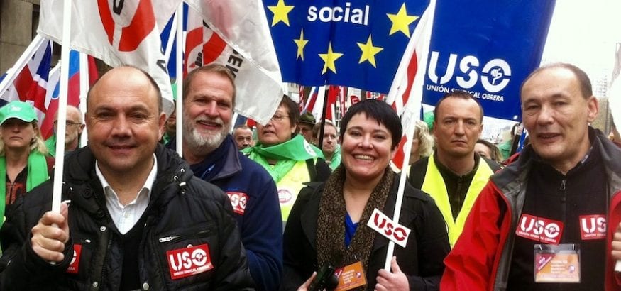 USO reclama mayor Justicia Social en el Día de Europa