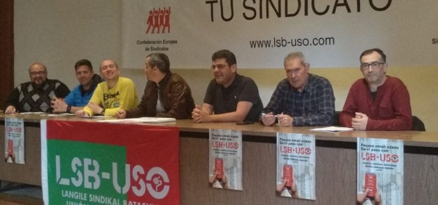 LSB-USO Euskadi firma el I Convenio de enfermos y accidentados LSB-USO Euskadi firma el I Convenio de enfermos y accidentados