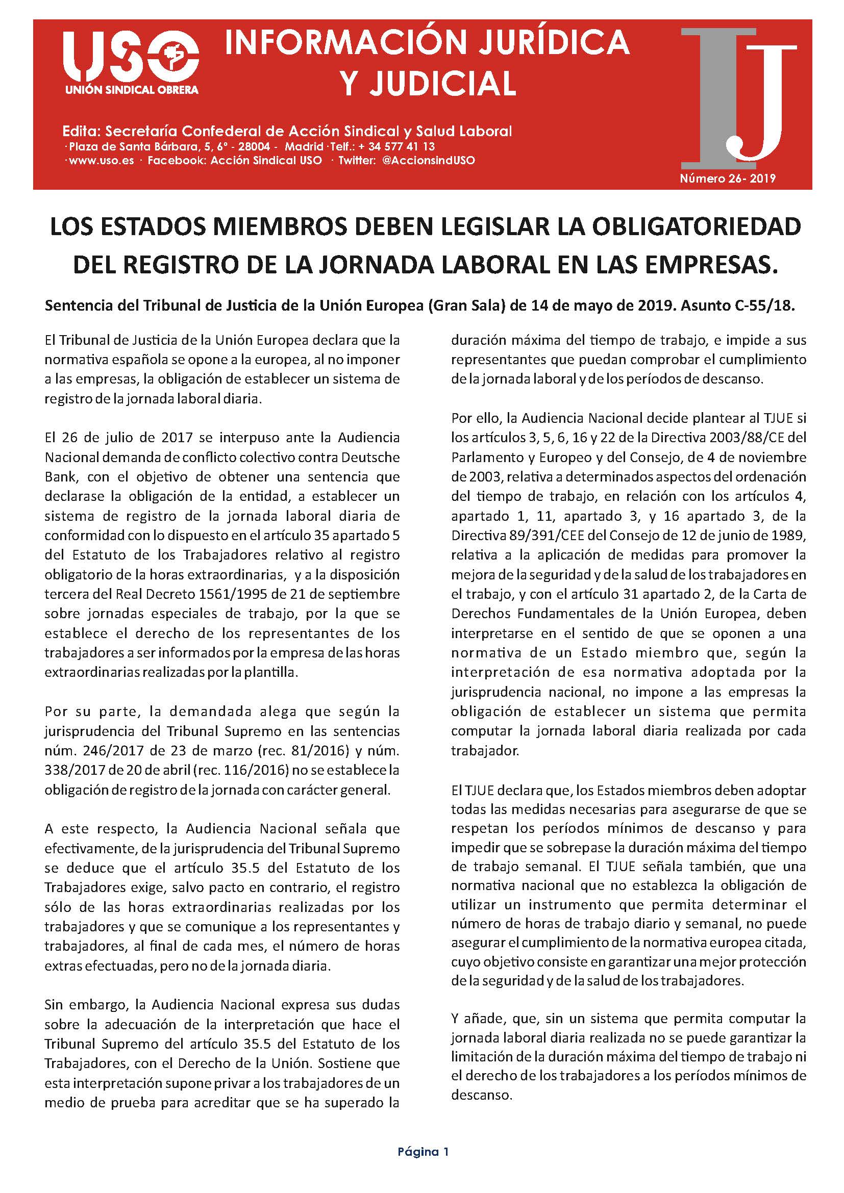 Información Jurídica y Judicial nº 26