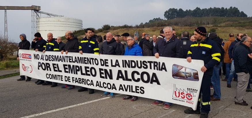 Alcoa cuenta ya con dos ofertas vinculantes para continuar la actividad más allá del 30 de junio