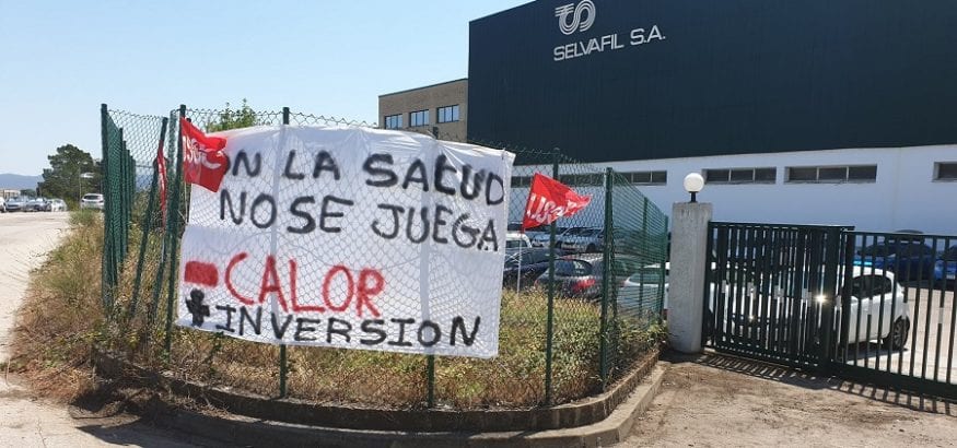 Los trabajadores de Selvafil en Girona, a la huelga en protesta por las altas temperaturas