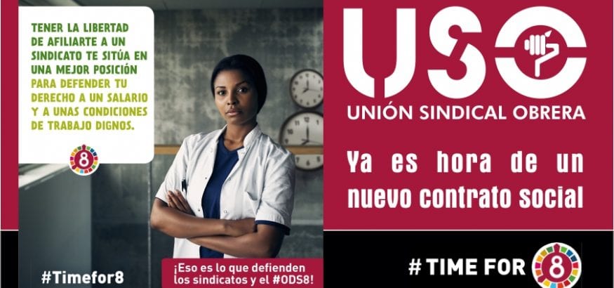 USO respalda la campaña de la CSI en defensa del trabajo decente y de un nuevo contrato social