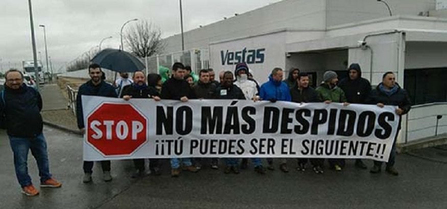 Los trabajadores de Vestas Daimiel denuncian despidos y la dura política de personal de la empresa