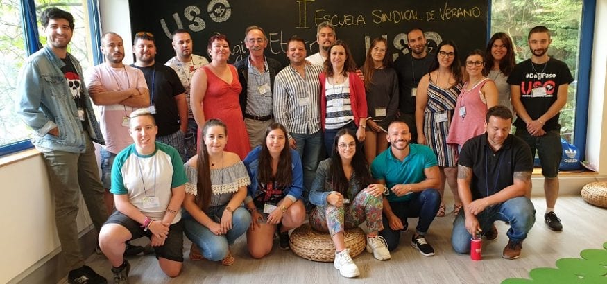 Primera jornada de la II Escuela Sindical de Verano de USO, en Bilbao