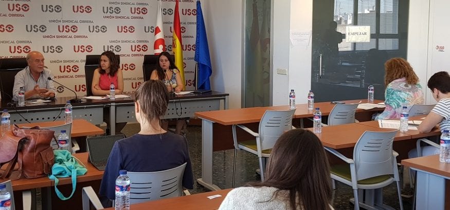 USO denuncia que la hora de trabajo de una mujer vale 2,17 euros menos que la de un hombre