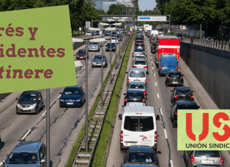 El peligro del estrés durante un atasco aumenta el riesgo de accidente "in itínere"