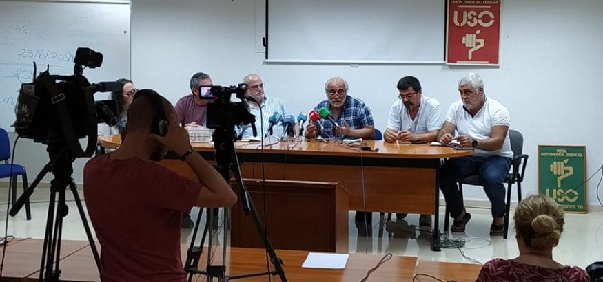 USO pelea por el cobro de la jornada completa de los transportistas en el convenio de la Región de Murcia
