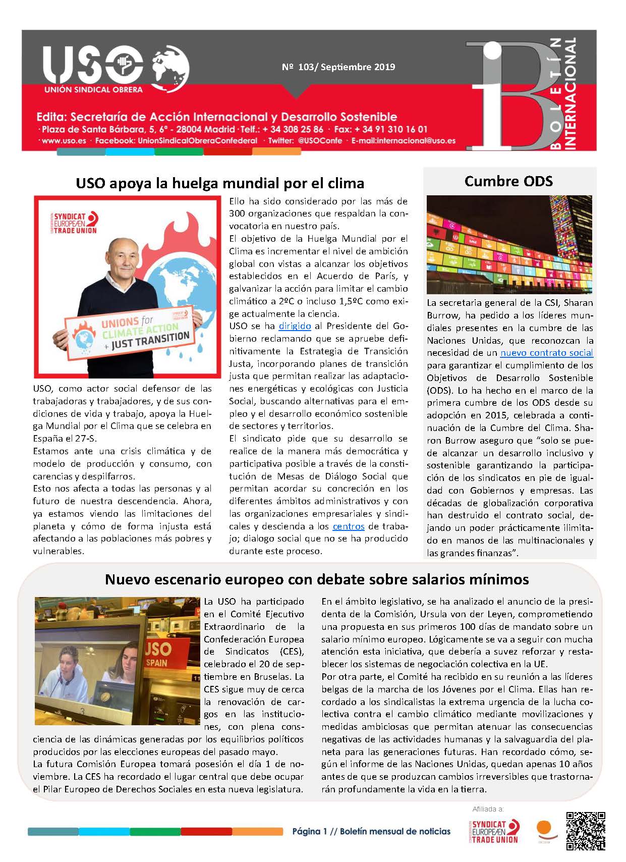 Boletín Internacional Nº 103