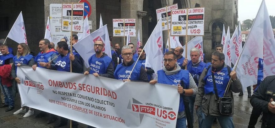 La FTSP-USO sale de nuevo a la calle para reclamar la rescisión del contrato de Correos con Ombuds