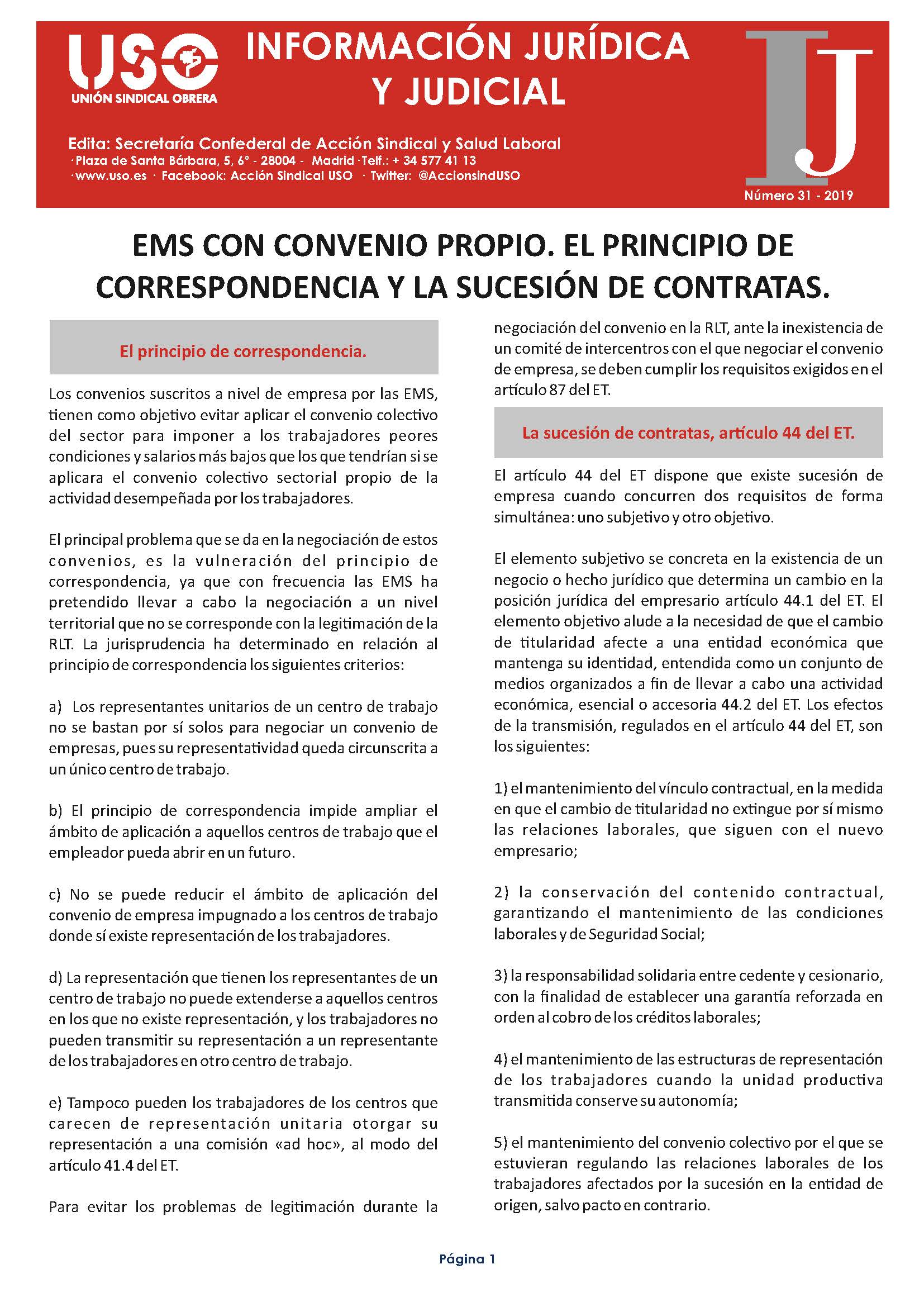 Información Jurídica y Judicial nº 31