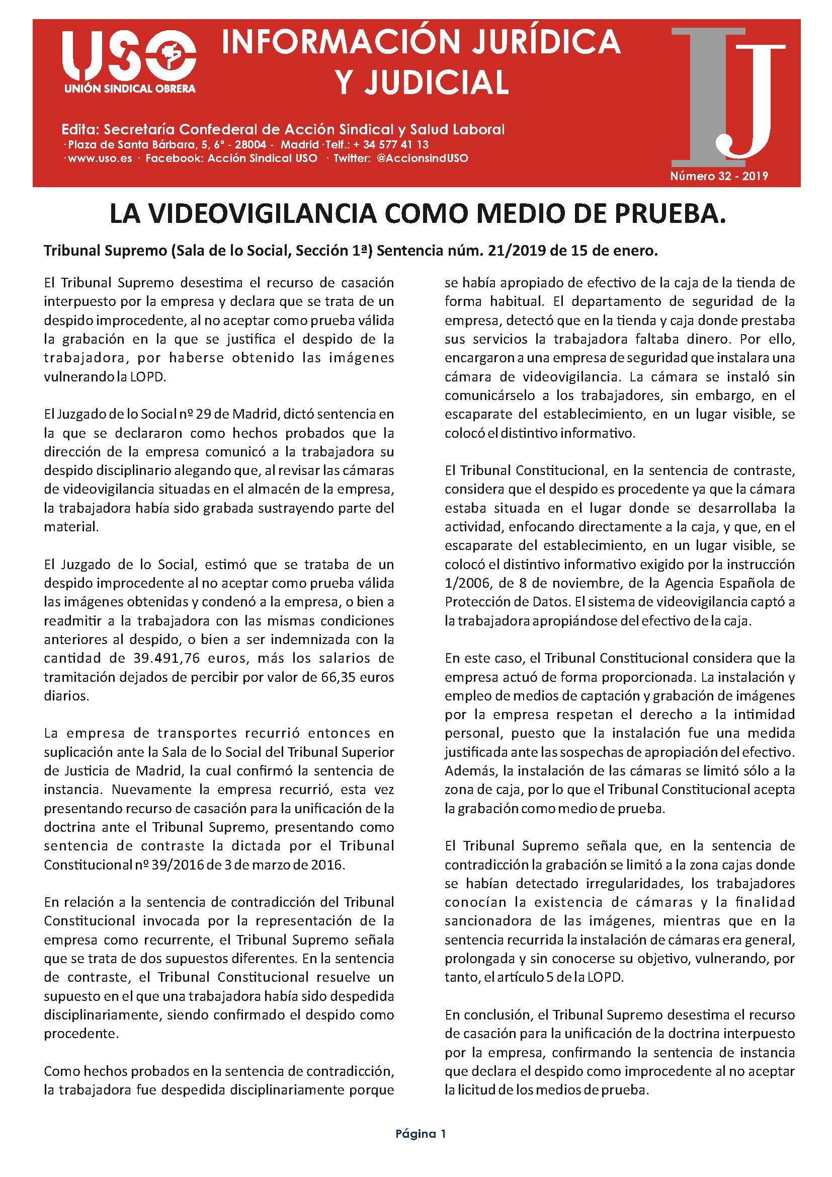 Información Jurídica y Judicial nº 32