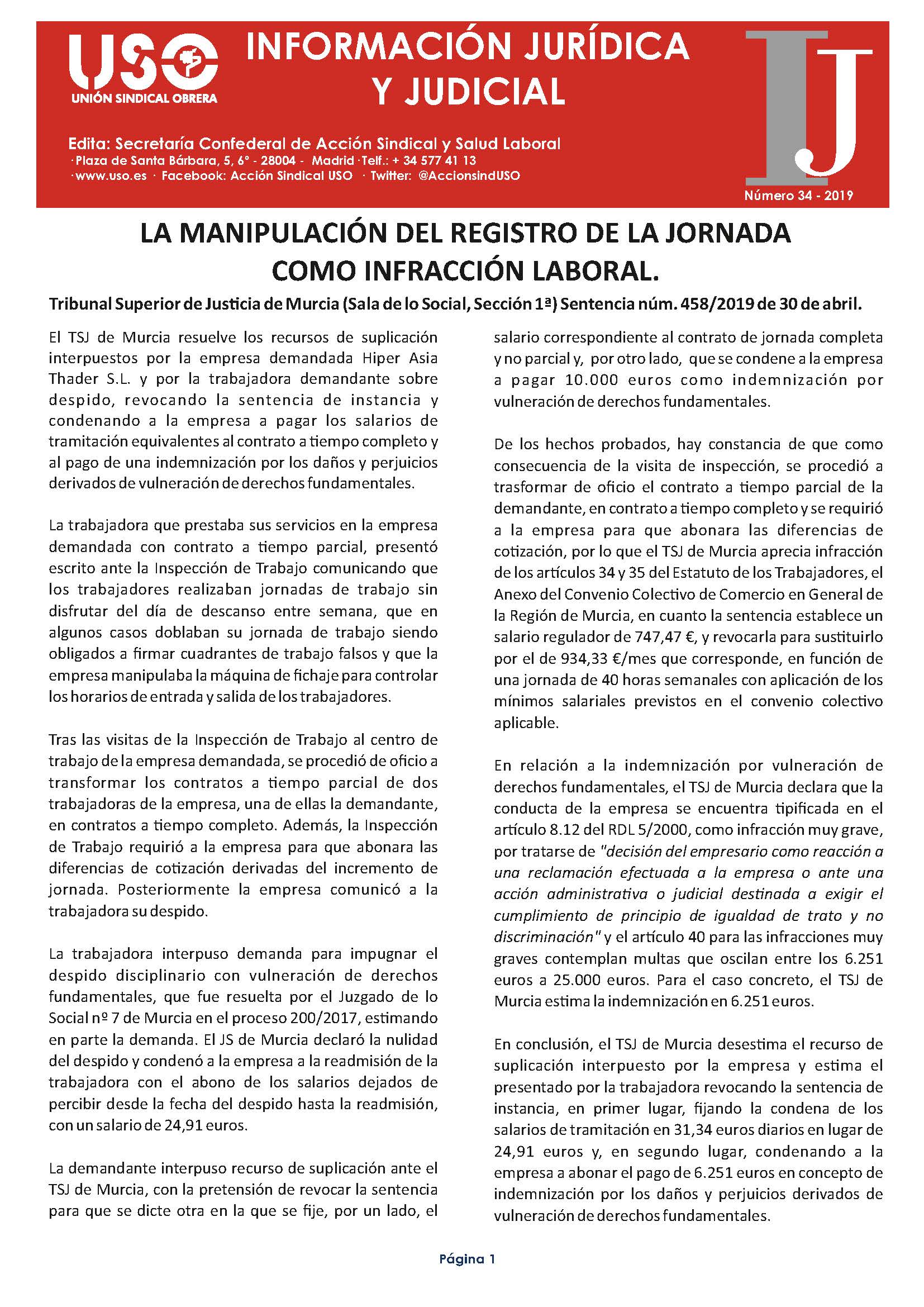 Información Jurídica y Judicial nº 34