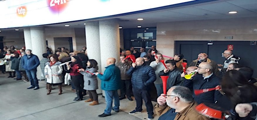 USO estudia un conflicto colectivo contra acuerdo de jornada que desconvoca la huelga en RTVE