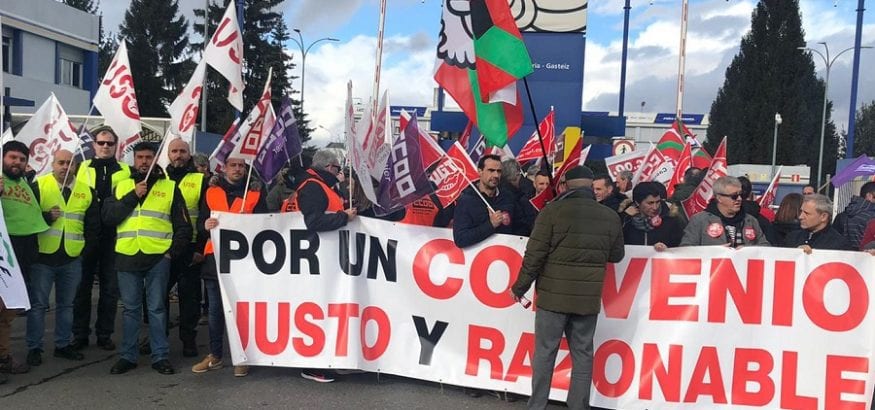 USO reivindica mejoras en el convenio de Michelin