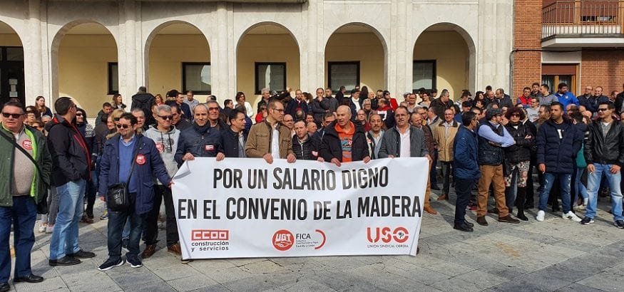 Acuerdo de subida salarial del 1,35% en el convenio de la Madera de Valladolid