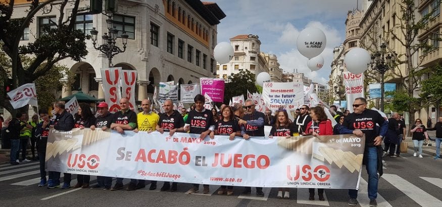 USO anula el Acto Confederal del 1º de Mayo de 2020 en Burgos, que lo acogerá en 2021